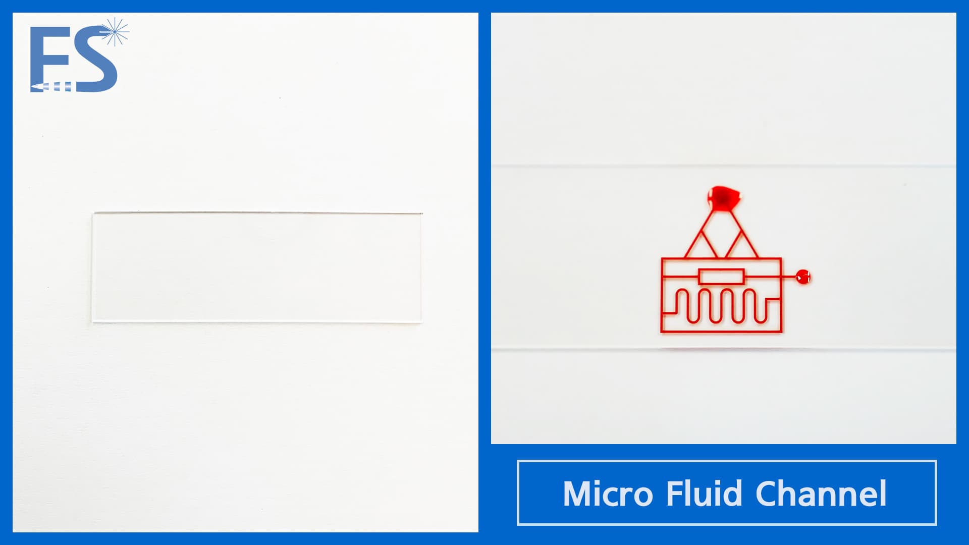 200 µm Glass Microfluidic Channel Patterning